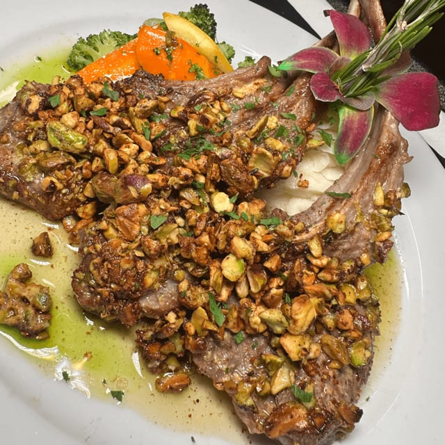 Pistachio Lamb Chops.