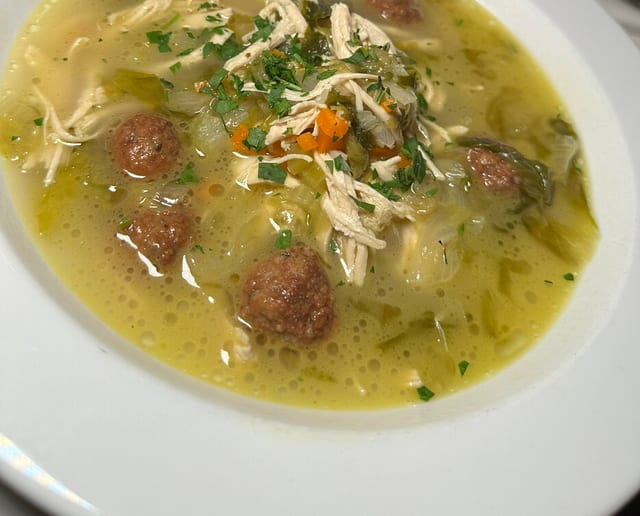 Italian Wedding Soup.