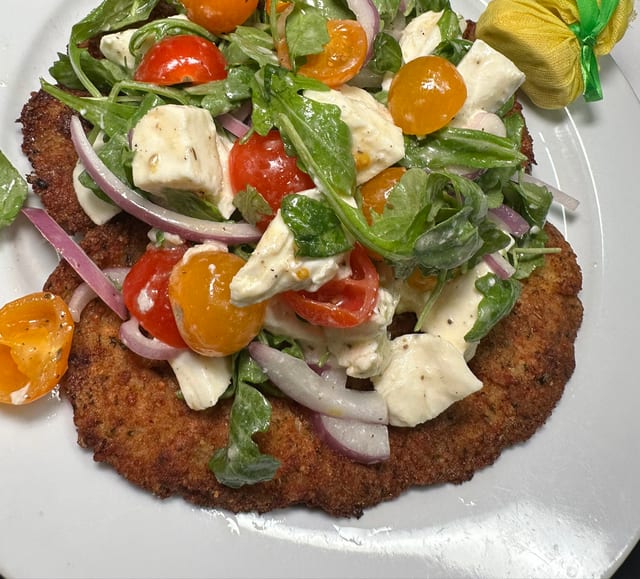 Veal Chop Milanese.